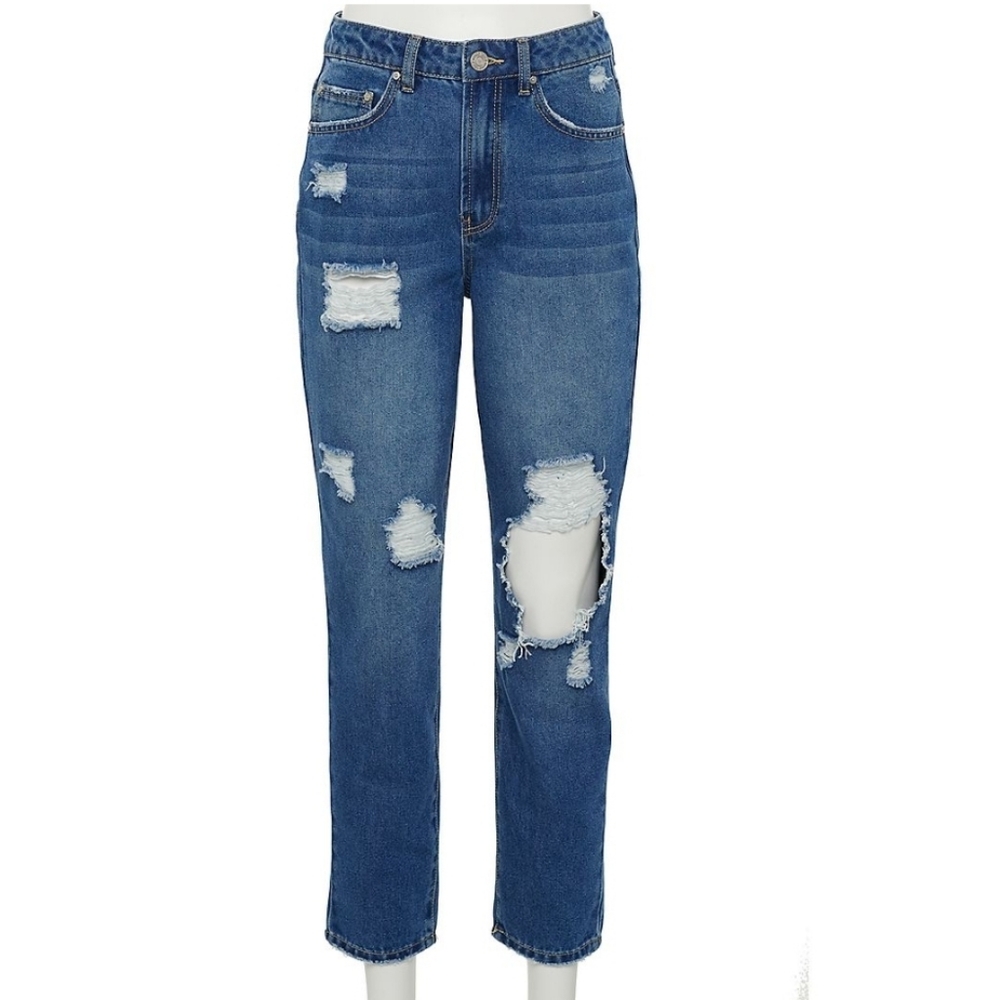 "Indigo Rein" Super High Rise Mom Jeans
